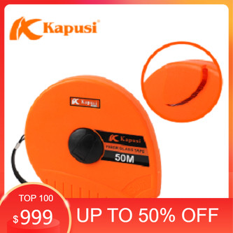 THƯỚC DÂY VẢI 50M VỎ CAM. KAPUSI K-0393. HÀNG CAO CẤP