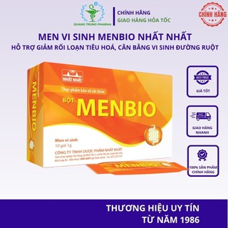  ✔ Chính Hãng  Men vi sinh Menbio Nhất nhất hỗ trợ giảm rối loạn tiêu hóa cân bằng vi sinh đường ruột 
