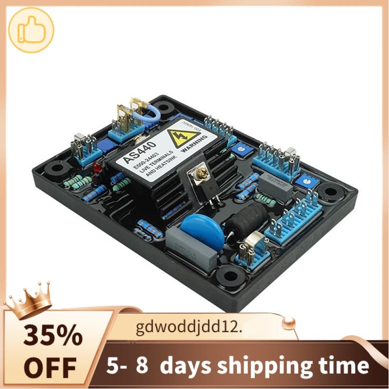 Cao Cấp 1 Chiếc Mô Đun Điều Chỉnh Điện Áp AS440 AVR Bộ Phận Máy Phát Điện Tiện Lợi Tự Động Điều Chỉn