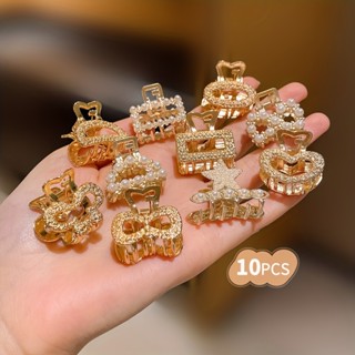 10 Cái Kẹp Tóc Nhiều Màu – Phụ Kiện Tóc Dễ Thương Cho Bé Gái