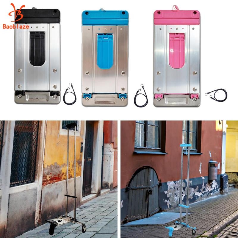 Xe tải cầm tay gấp Xe đẩy Dolly Mini Tay cầm có thể thu vào 55lbs có bánh xe di động