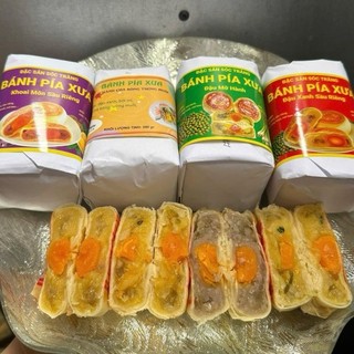  Bánh Pía Xưa Gói Giấy Đặc Sản Sóc Trăng cây 350g có 4cái bánh 