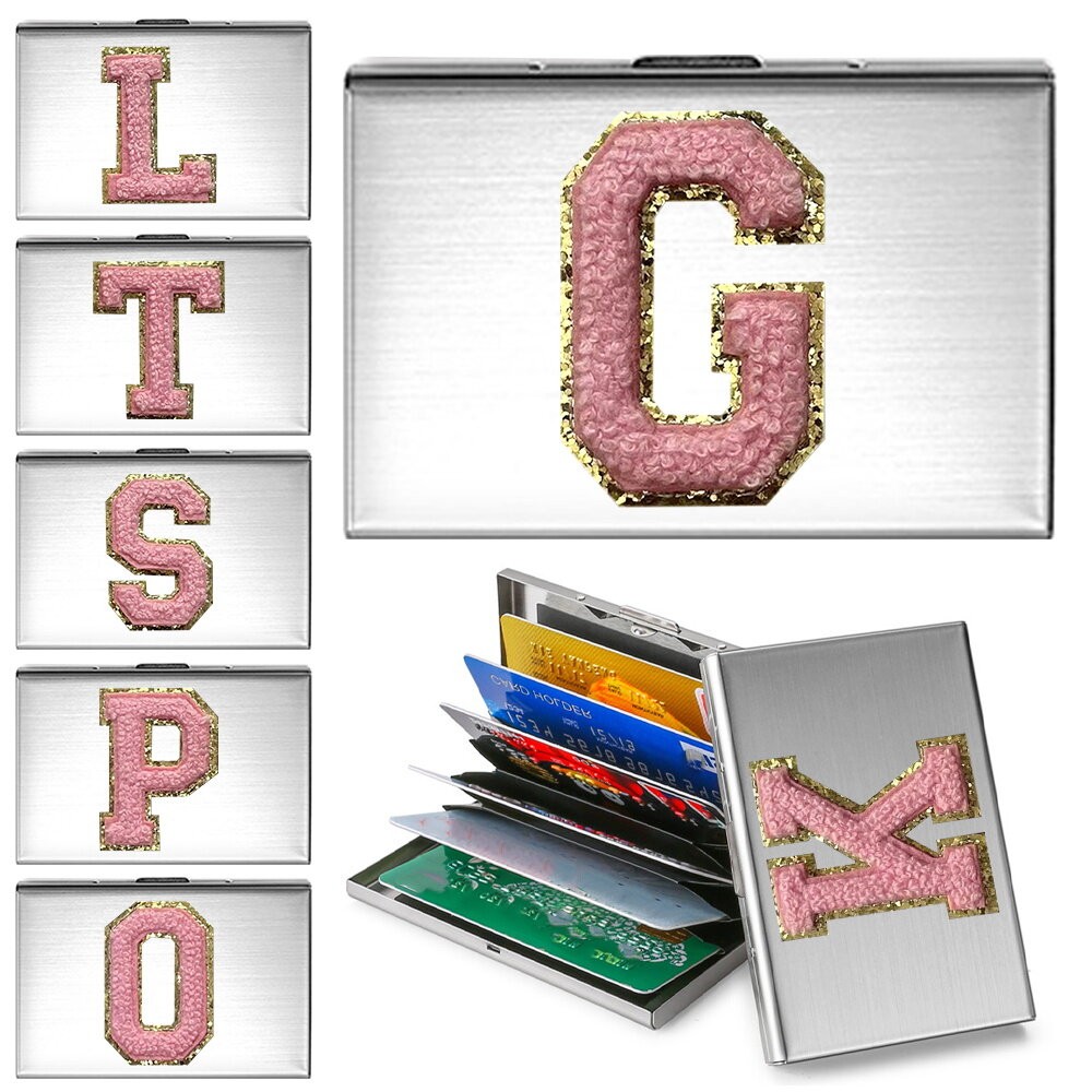 Card Wallet Card Case Card Holder Wallet Embroidered Logo