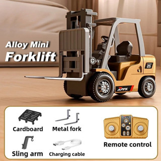  Đồ chơi xe nâng điều khiển từ xa Mini Alloy dùng để sưu tập ứng dụng kỹ thuật điều khiển từ xa Mô hình máy tính để bàn 