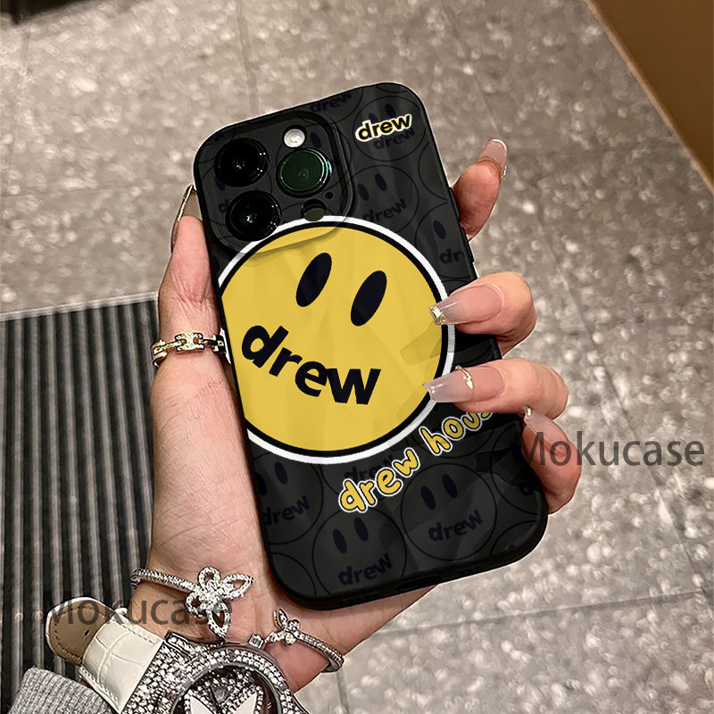 ốp lưng iPhone 11 12 13 14 15 16 17 Pro Max Happy yellow cartoon Tương thích với iPhone 11 13 14 15 
