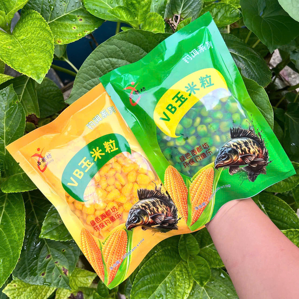 Hạt Ngô VB Ngâm Móc Lưỡi Câu Cá, Ngô Ngâm Sẵn Câu Cá, Ngô Ngâm Câu Chép, Trắm Cỏ- Đồ Câu DHS