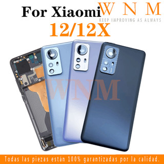 Dành Cho Xiaomi 12 / 12X / 12S LCD Khung Trước Viền Lưng Pin + Khung Giữa + Bộ Phận Khung Camera Phía Sau Vỏ Trung Tâm Vỏ Khung Xe + Nút