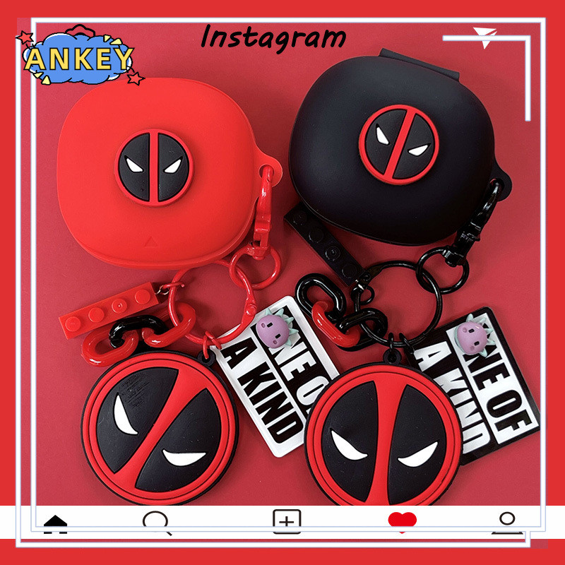Case for Anker Soundcore R60i NC Protective silicone Deadpool Cartoon Covers Soundcore P31i Bluetoot