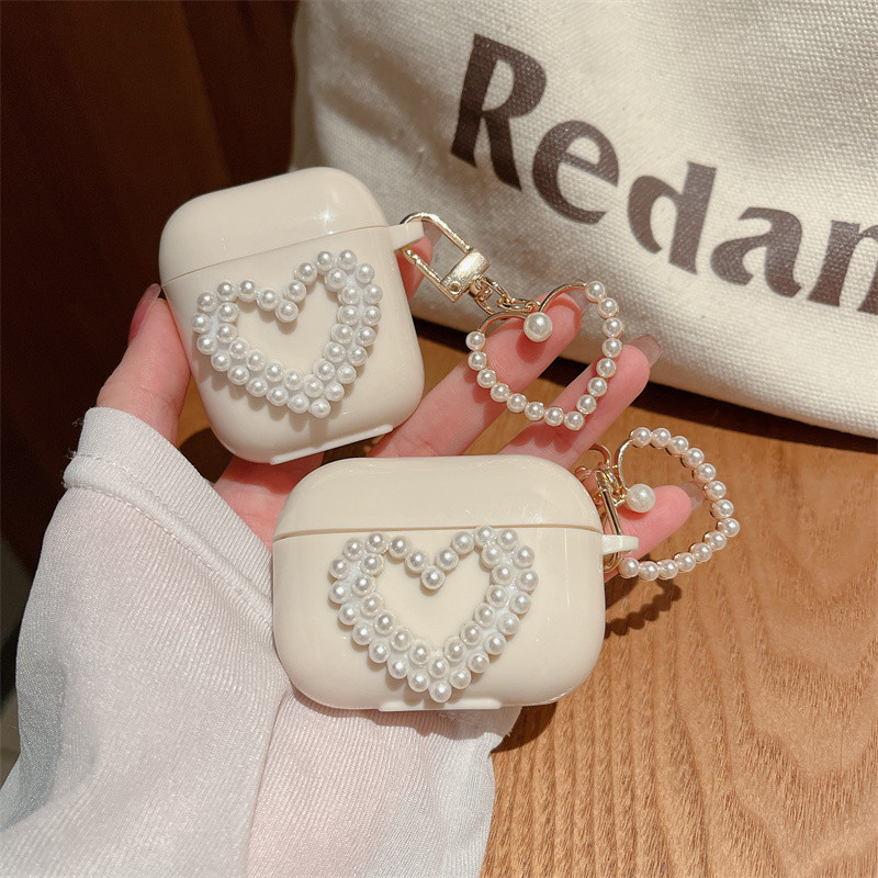 Cho GOOOJDOQ J201 ốp tai ng Case Dành cho Hộp đựng tai nghe Dễ thương handmade DIY tình yêu