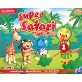 Sách - super safari level 1 pupil's book with dvd-rom - fahasa reprint