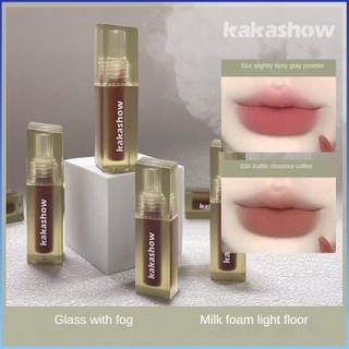 ⚡⚡COD Lip Mud Dễ dàng sử dụng Matte Velvet Lip Gloss Màu đậm và sống động Velvet Matte Lip Gloss Kết cấu mịn Màu tự nhiên Shop Nâng cao vẻ ngoài của bạn ngay lập tức
