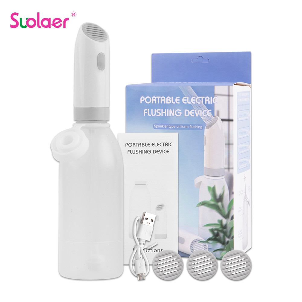 Suolaer Điện Di Động Du Lịch Bidet Sạc Cá Nhân Bidet Xịt Cầm Tay Mông Tắm Cho Nữ Vệ Sinh Vệ Sinh Vệ 