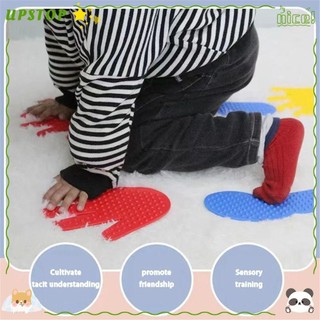 Đạo cụ trò chơi bàn chân tay UPSTOPVN, Thiết bị phối hợp bàn chân tay định hướng chống trượt, Máy đánh dấu thảm tập luyện giác quan vui nhộn dành cho trẻ em để tập luyện nhanh nhẹn