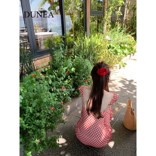 Đầm Cami đuôi cá kẻ sọc nữ DUNEA