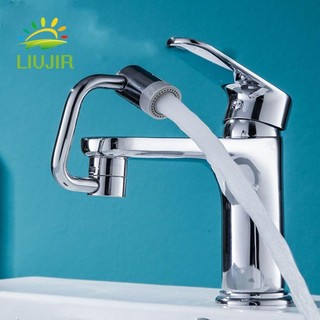 Bộ mở rộng vòi chậu rửa LIUJIR, Cánh tay cơ khí có thể điều chỉnh bằng kim loại 1080° Vòi xoay Vòi phun, Bộ chuyển đổi 22 / 24mm đa năng chống bắn tung tóe Vòi sục khí Nhà vệ sinh nhà bếp