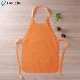 Houchu Tạp dề Graffiti DIY, không dệt có dây đeo Tạp dề vẽ trẻ em, Tạp dề dùng một lần không tay chống thấm nước di động Cung cấp cho trẻ em