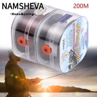 NAMSHEVA dây câu cá sợi đơn fluorocarbon vô hình 200M