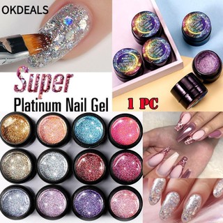 1 Lọ Gel Kim Tuyến 5ML Lấp Lánh Siêu Sáng Trang Trí Móng Tay