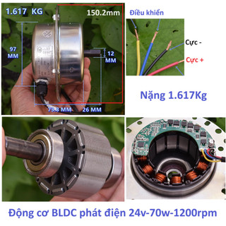 Động cơ từ Brushless phát điện