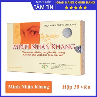(CHÍNH HÃNG TÍCH ĐIỂM NHẬN QUÀ ) Viên uống minh nhãn khang