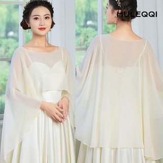 HULEQQI Khăn choàng cô dâu tuyn buổi tối Prom Cape Nữ