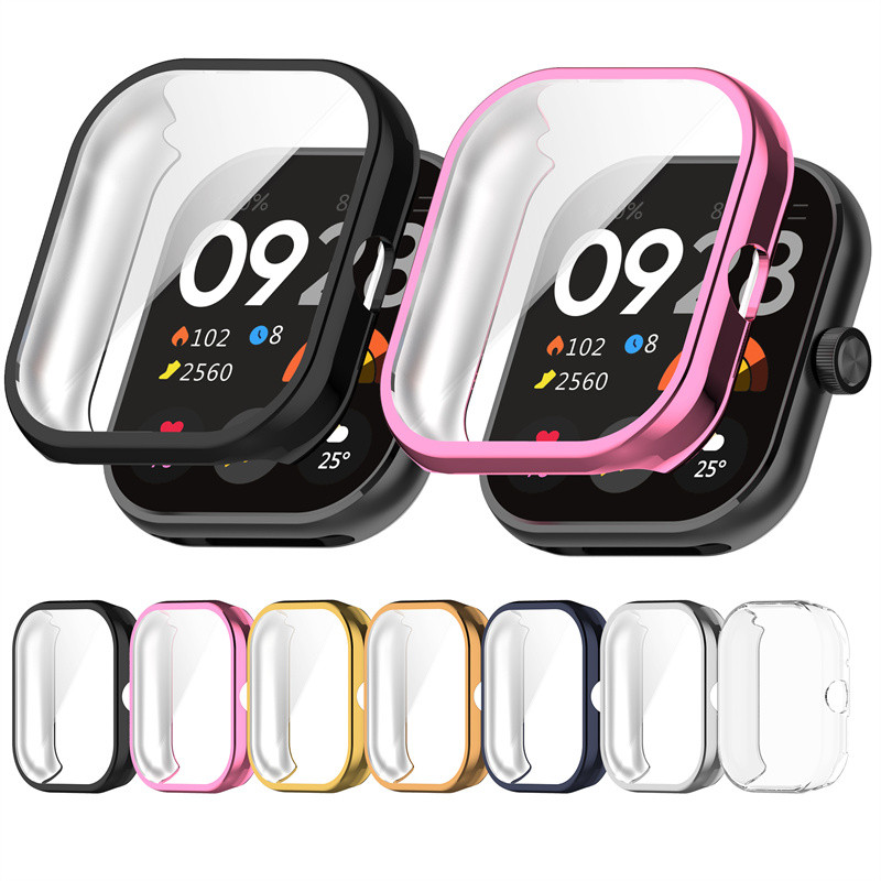 Ốp Lưng Cho Redmi Watch 6 5 4 3 Active Lite Silicon Bảo Vệ Trong Suốt tpu Mềm Bao Da Phụ Kiện Xiaomi