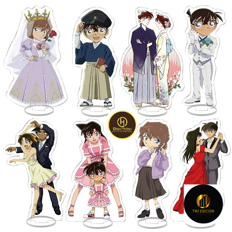 Mô hình Standee Detective Conan Anime Thám tử lừng danh Conan Manga 1 Phụ kiện trang trí để bàn góc 
