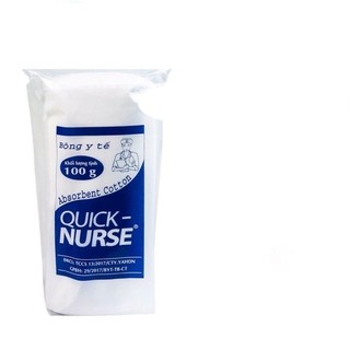 [CHÍNH HÃNG] Bông Gòn Y Tế Quick Nurse (100g)