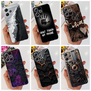 Dành Cho Xiaomi Redmi 12 5G Vỏ Hoạt Hình Dễ Thương Silicon Mềm Trong Suốt TPU Mỏng Ốp Lưng Điện Thoại Xiaomi Redmi 12R Note 12R