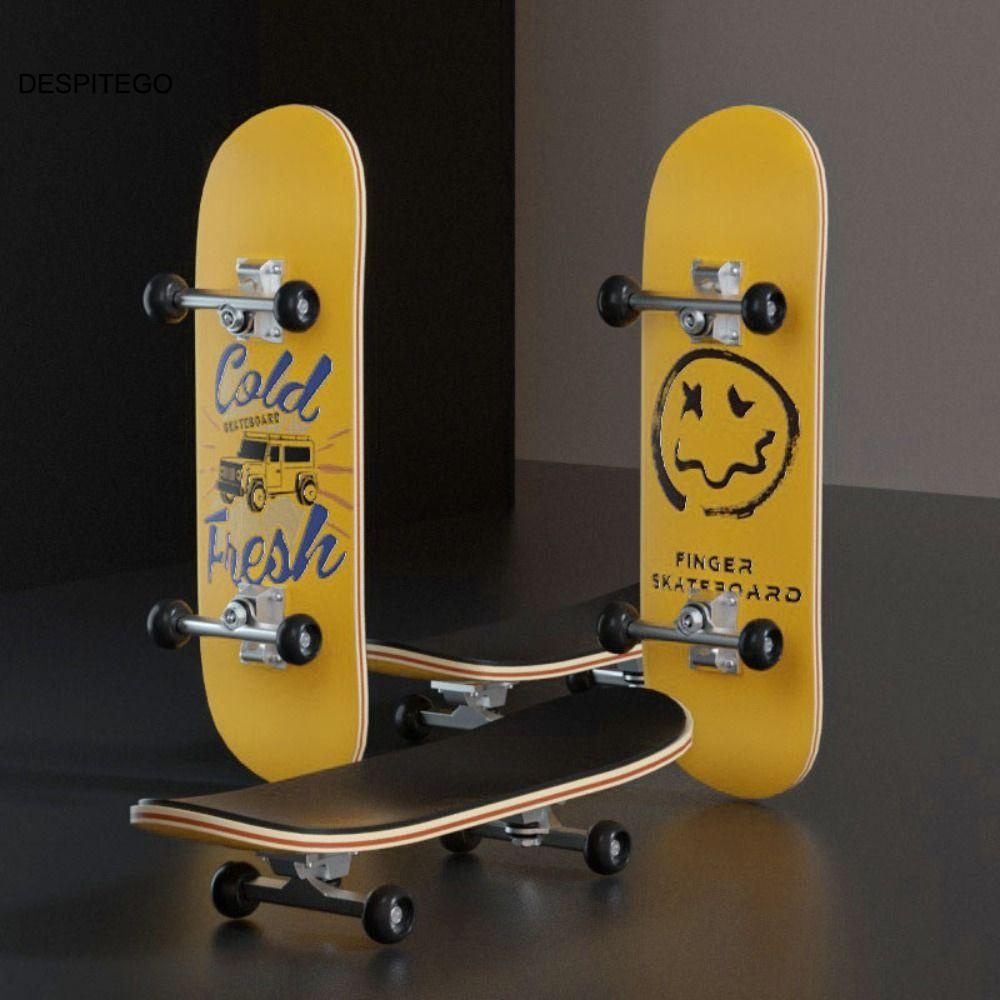 Despitego DIY Gỗ Fingerboard Gỗ Phong Ngón Tay Xe Tay Ga Bé Trai.