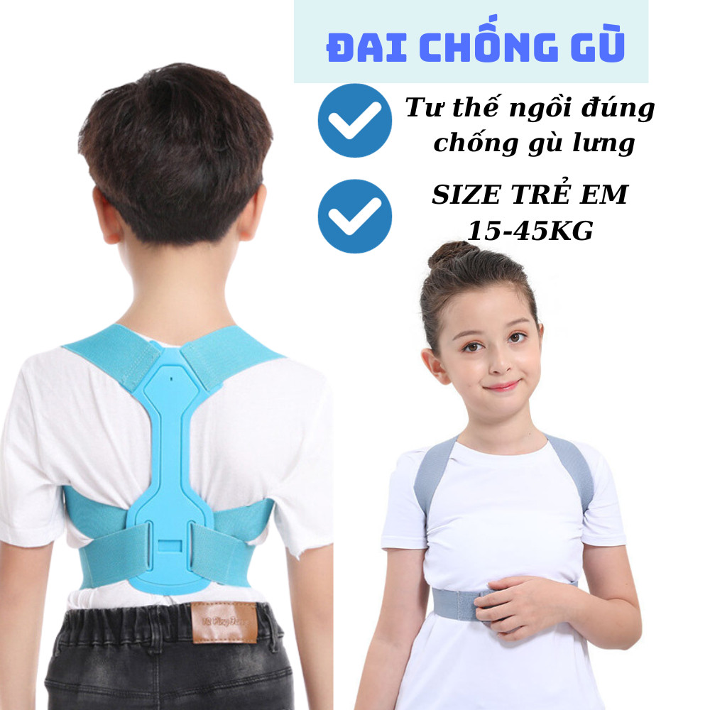 ✅Đai chống gù lưng trẻ em giúp điều chỉnh tư thế  khi ngồi học- MẦM STORE.