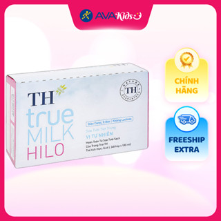 Thùng 48 hộp sữa tươi tiệt trùng TH true MILK Hilo không đường 180 ml (từ 1 tuổi)