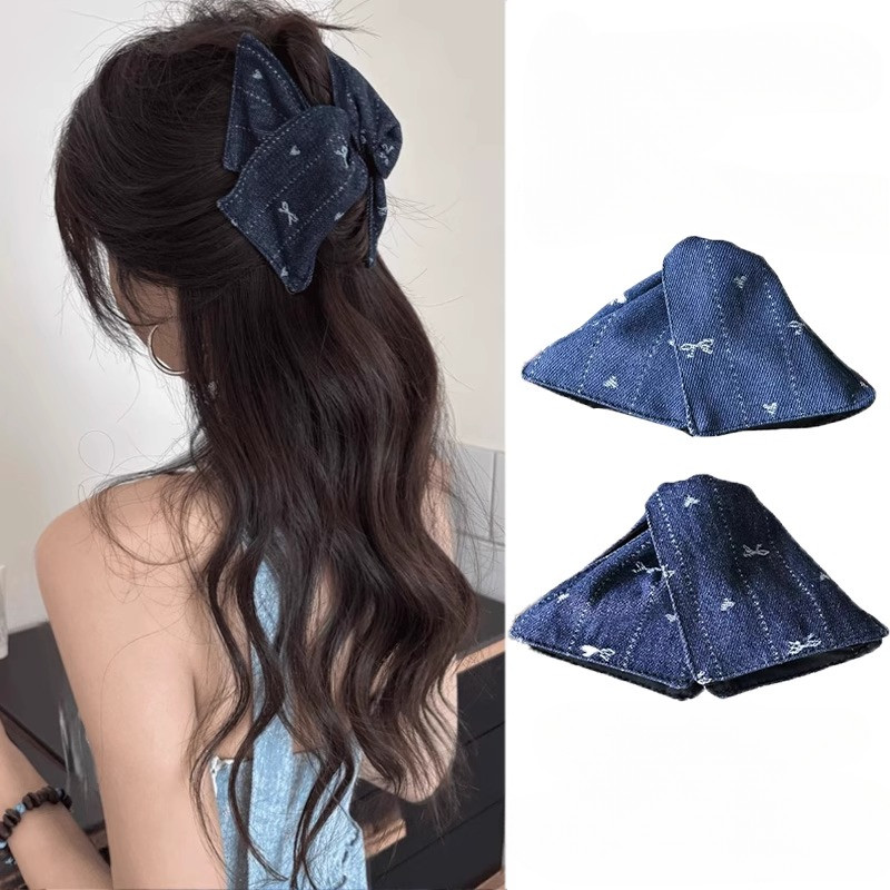 Thời Trang Hàn Quốc Hình Vỏ Tam Giác Cao Bồi Kẹp Tóc Kẹp Tóc Mũ