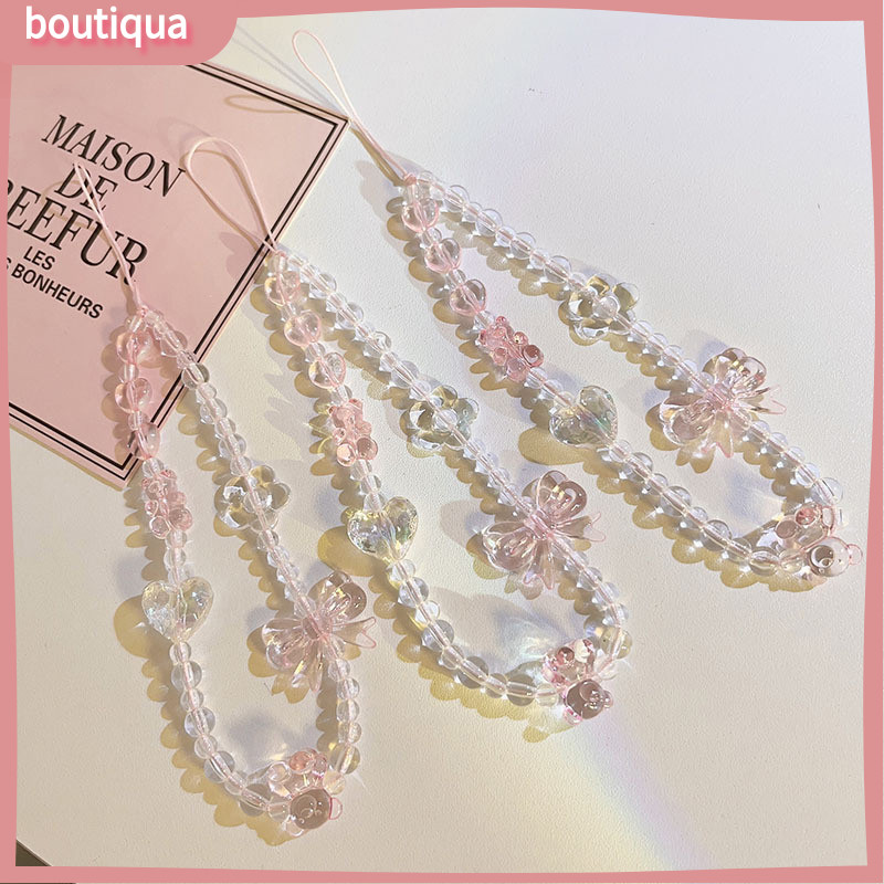 Nàng Tiên Cá HP Chain Ins Hàn Quốc Dây Đeo Điện Thoại Dễ Thương Dây Hoa Tulip Pha Lê Đính Hạt Dây Xích Điện Thoại-BA | BigBuy360 - bigbuy360.vn