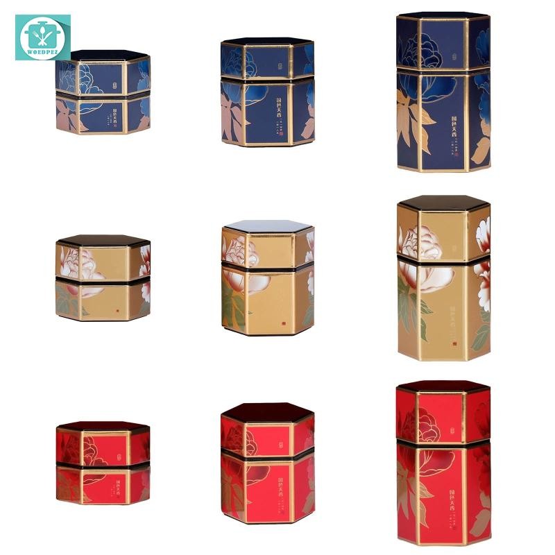 Hexagon  Storage Containers  Tins  Storage Container Candy Jar Cans