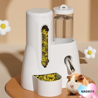 GAOXI75 Hamster Waterer, Không Nhỏ Giọt Bình Nước Dung Tích Lớn, Có Giá Đỡ Bát Ăn Cho Thú Cưng Bằng Nhựa Cho Động Vật Nhỏ
