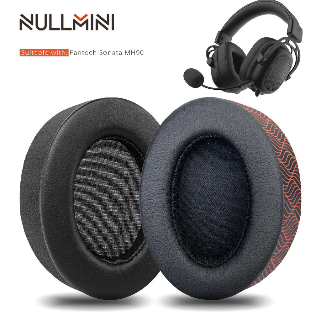 Nullmini Gel Làm Mát Earpads Cho Fantech Sonata MH90 Tai Nghe Đệm Thay Thế Tay Áo Bịt Tai Băng Đô