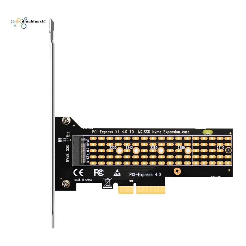 Bộ chuyển đổi M.2 NVMe sang PCIe 4.0 X4, PCIe 4.0 / 3.0 X4 Hỗ trợ tốc độ tối đa 22110 / 2280 / 2260 
