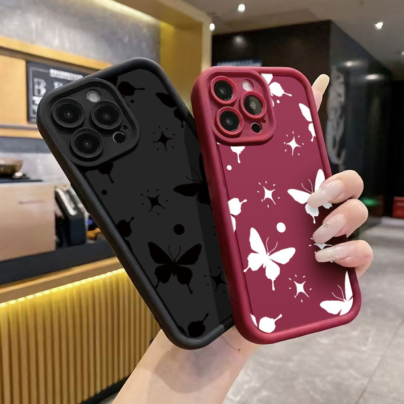 Vỏ Cho Tecno Spark Go 2 / Go 1 1s / Camon 40 Pro 5G 4G POP 10 Vỏ Điện Thoại Bướm Thời Trang Cho Tech