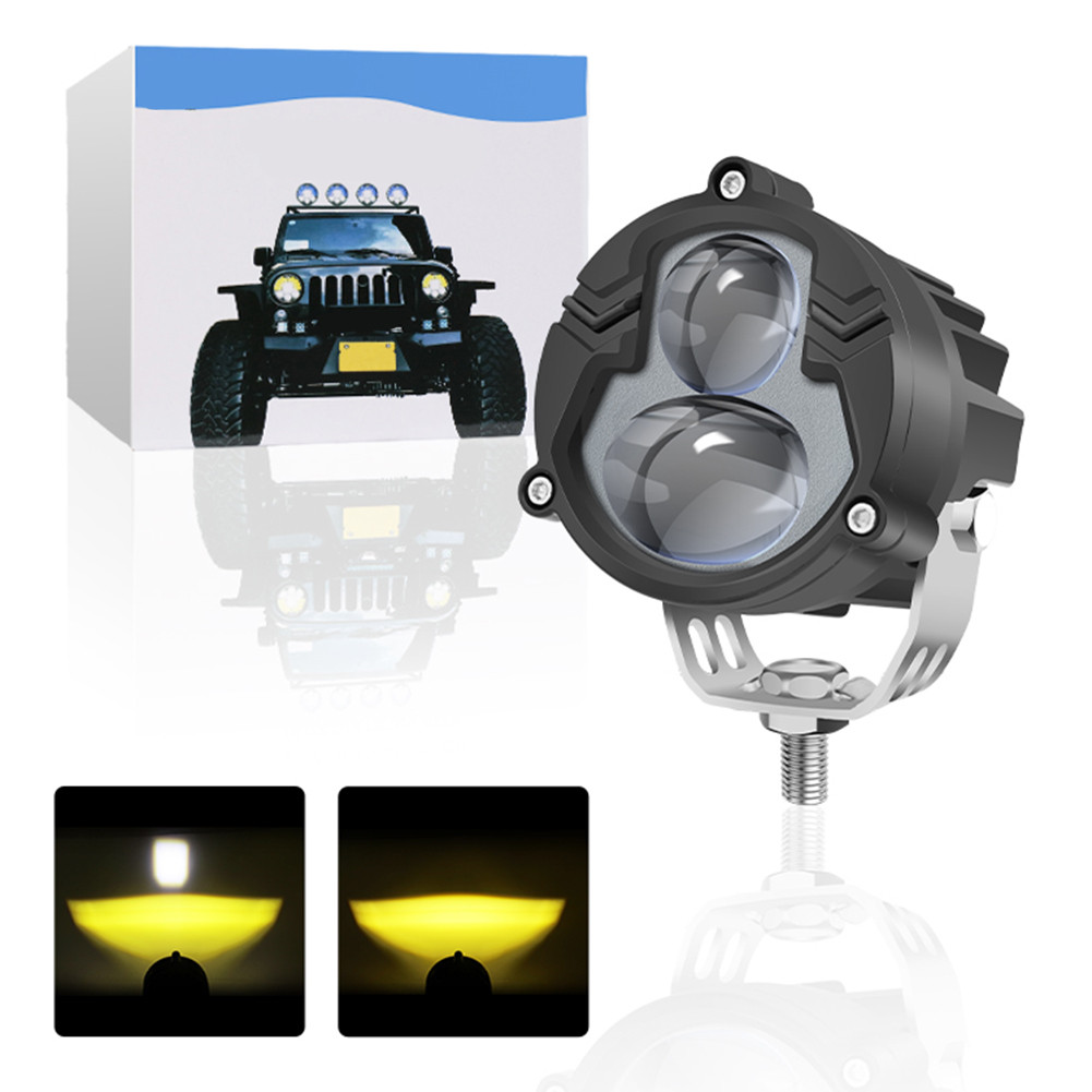 【NEW】Fog Lights 10-60V Voltage 3-inch Size 6000LM Brightness Mixed Light Mode【HOUSE-VN】