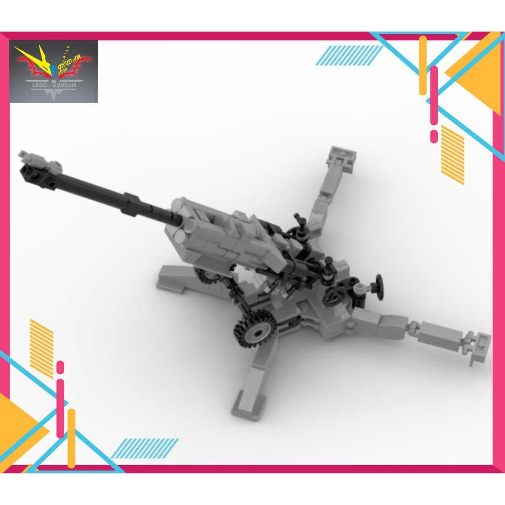Đồ Chơi Lắp Ráp Moc Army Canon M777