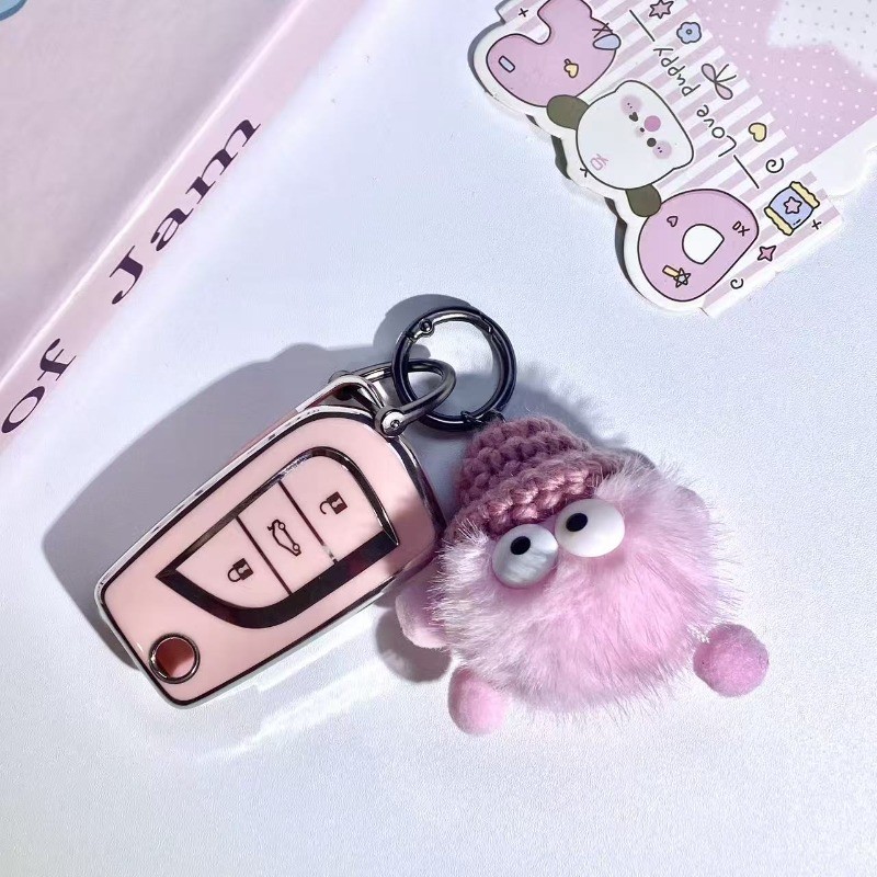 Dành Cho Xe Toyota Chìa Khóa Bao Fob Cho Xe Toyota Móc Khóa Yaris Camry Corolla Vios Wigo Hiace Agya