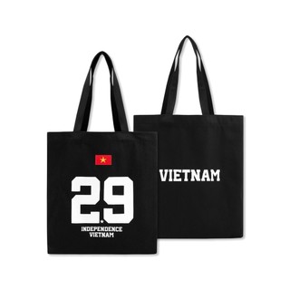 [Deal Chào 2.9] Túi Tote ICONDENIM Sắc Đỏ Tự Hào, Vải Denim Cao Cấp TUID0061