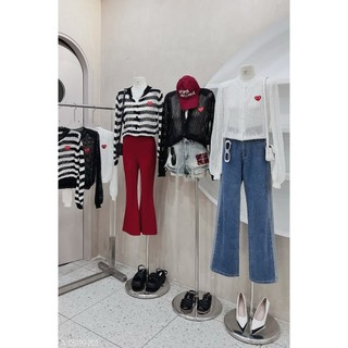 Áo ca.di.gan đục lỗ tim TL