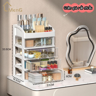  Hộp lưu trữ để bàn mới loại ngăn kéo sức chứa lớn giá đựng đồ trang sức mỹ phẩm và các sản phẩm chăm sóc da 