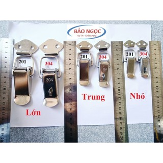 Khóa gài khóa móc inox 304 chốt yếm khóa hòm thùng nghề