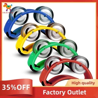4 Chân Tambourines Kim Loại Jingle Bells Bộ gõ Khai thác Dây đeo Chân Tambourines cho Đồ dùng dự tiệc Phụ kiện trống