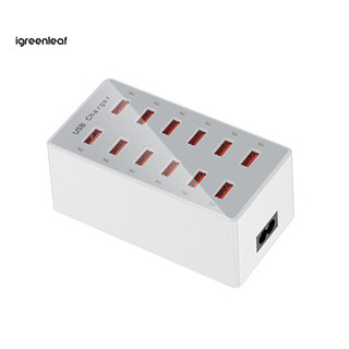 Igreenrx USB Row Ổ cắm di động tiện lợi US Plug Double Cooling Smart Matching Sạc nhanh ổn định Đa 12 cổng USB Power Station cho ký túc xá