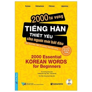 Sách 2000 Từ Vựng Tiếng Hàn Thiết Yếu Cho Người Mới Bắt Đầu
