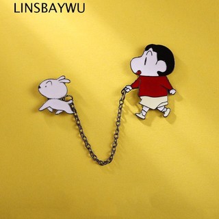 Ghim cài áo hình hoạt hình shin-chan đáng yêu